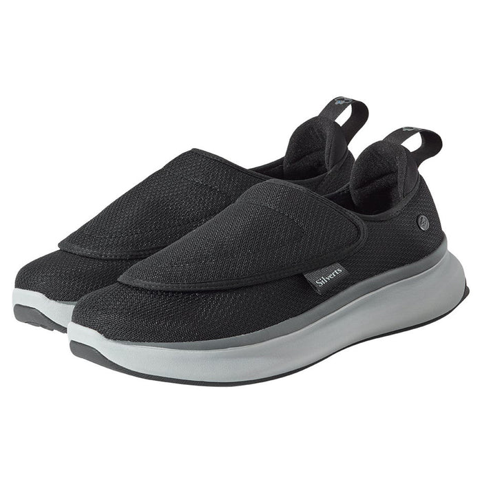 Silverts Men's Extra Wide Comfort Shoes with Easy Touch Closures Diabetic Shoes