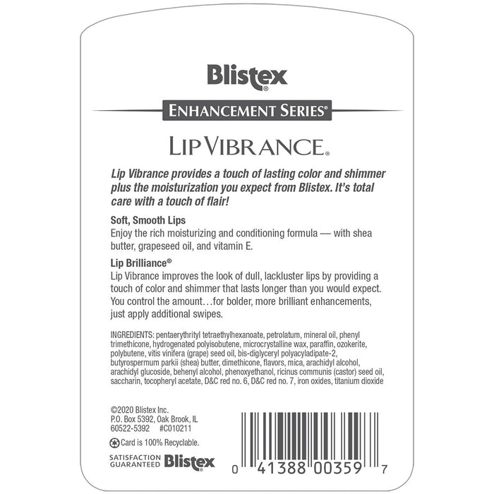 Blistex Lip Vibrance Lip Protectant Sunscreen Balm