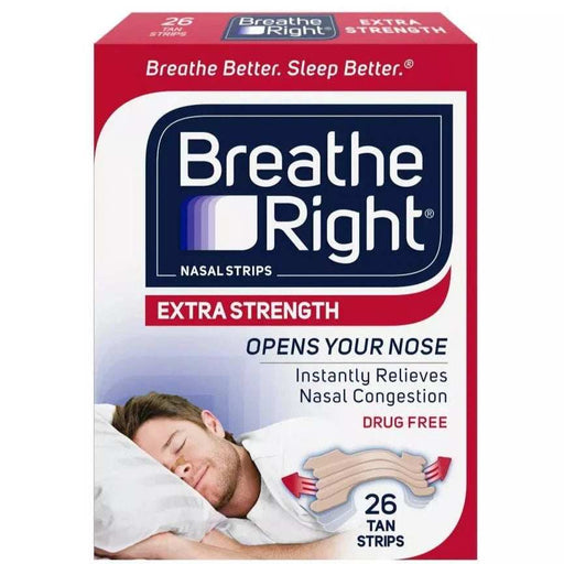 Breathe Right Extra Strength Drug-Free Clear Nasal Strips - Elvoros