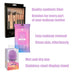 Pursonic Makeup Essentials Bundle: Brushes Wipes & Blender Sponge Set