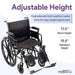 Chariot III K3 Wheelchair w/ Elevating Legrests - Elvoros