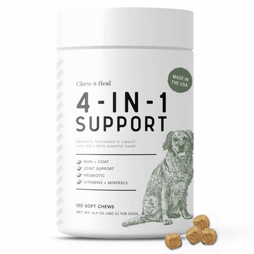 Chew + Heal 4-IN-1 Vitamins and Minerals To Improve Support - Elvoros