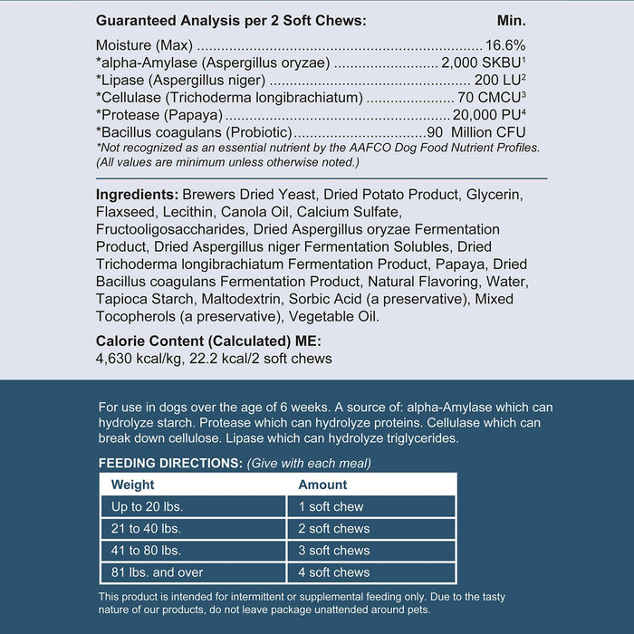 Chew + Heal Digestive Enzymes Bites With Probiotics - Elvoros