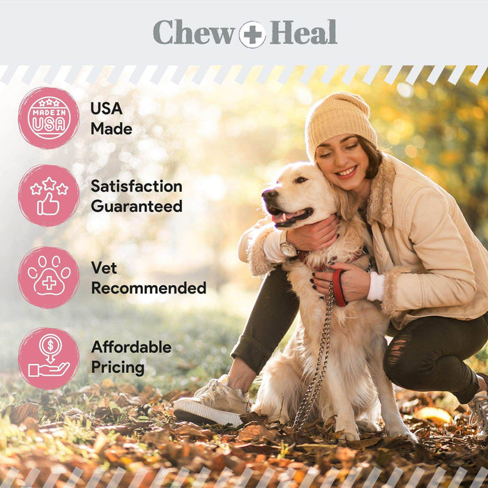 Chew + Heal Dogs Allergy Chews Relief For Itchy Skin - Elvoros