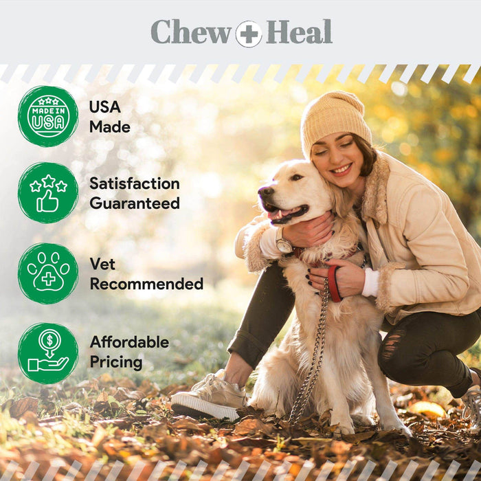 Chew + Heal Grass Saver Chews For Dogs - Elvoros