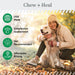 Chew + Heal Grass Saver Chews For Dogs - Elvoros