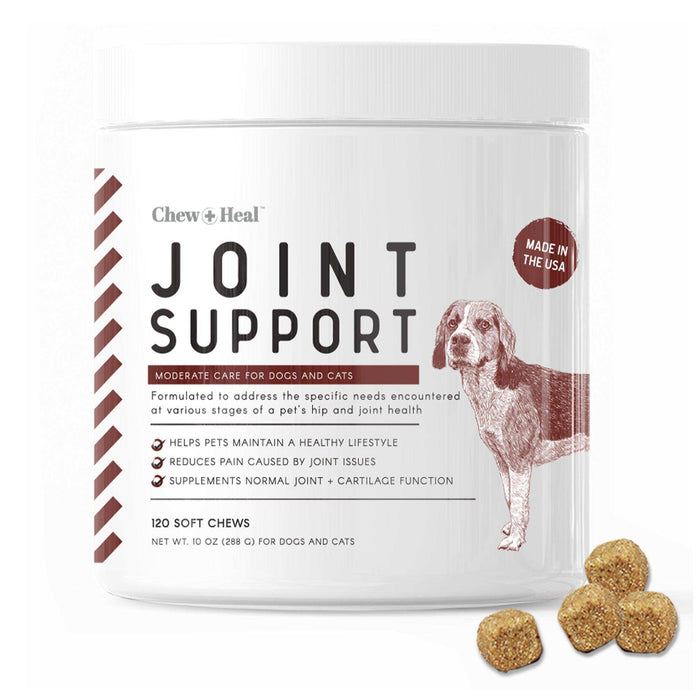 Chew + Heal Joint Supplements For Dogs and Cats - Elvoros