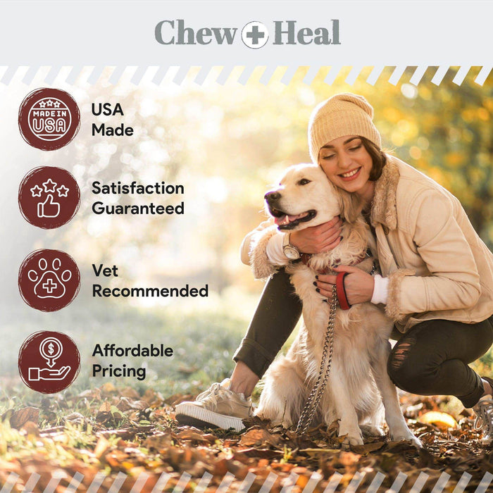 Chew + Heal Joint Supplements For Dogs and Cats - Elvoros