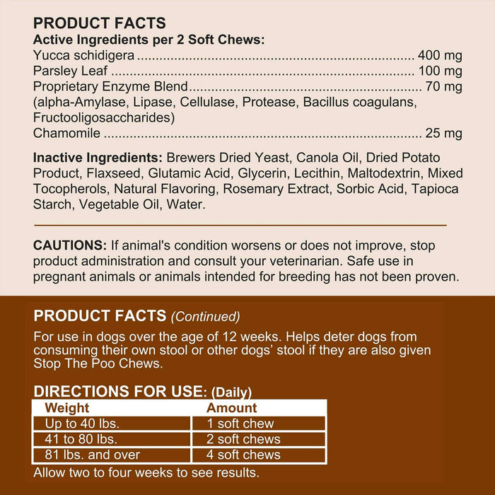 Chew + Heal Stop The Poo Chew - Elvoros