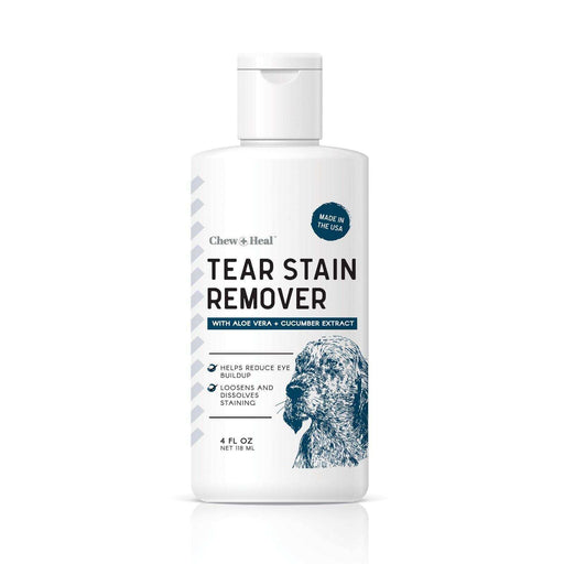 Chew + Heal Tear Stain Remover for Dogs & Cats - Elvoros