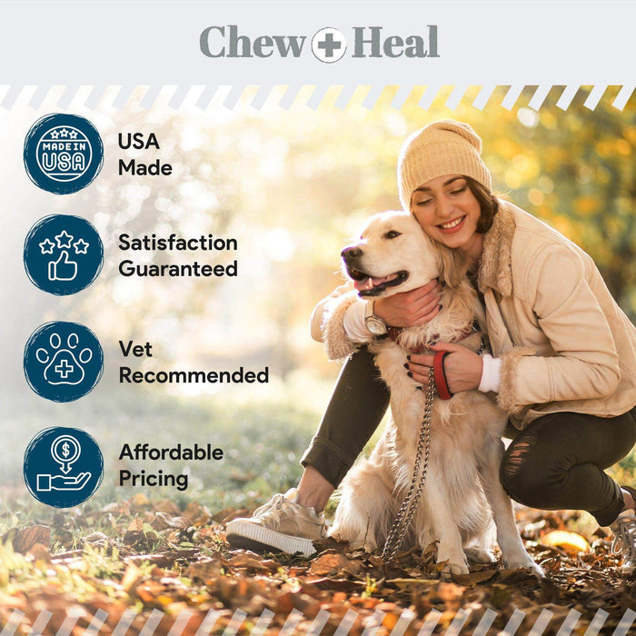 Chew + Heal Tear Stain Remover for Dogs & Cats - Elvoros