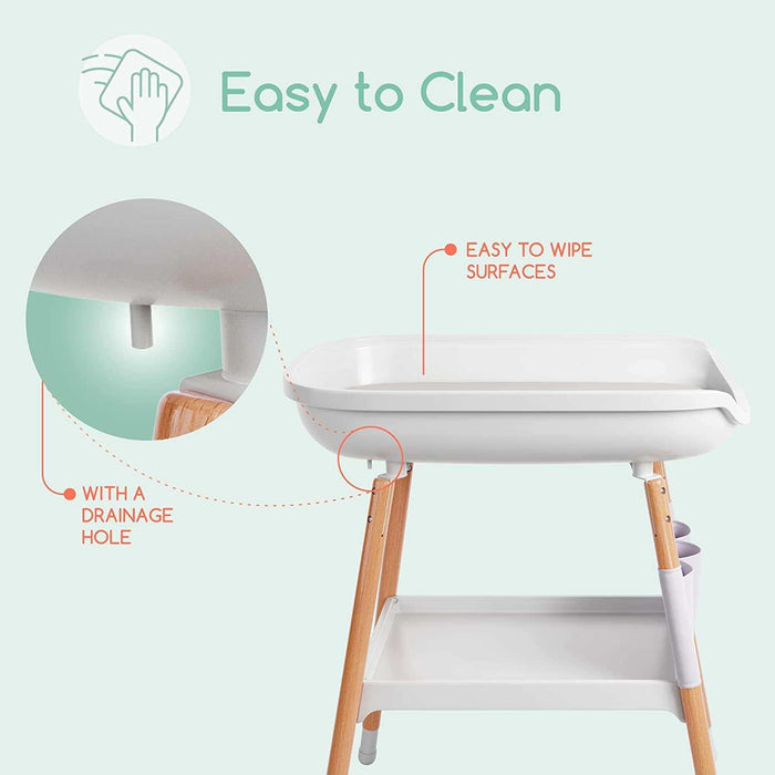 Children of Design Deluxe Diaper Changing Table with Pad - Elvoros