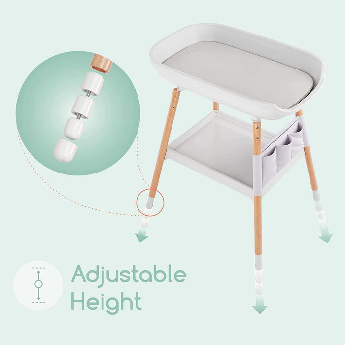 Children of Design Deluxe Diaper Changing Table with Pad - Elvoros