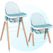 Children Of Design Non-Reclinable Classic Wooden High Chair - Blue - Elvoros