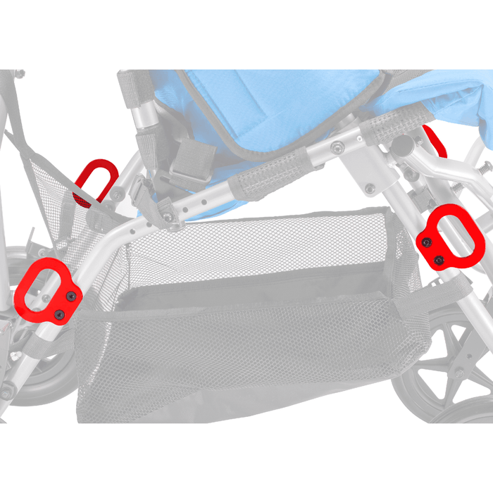 Circle Specialty Bus Transit Tie-Downs for Strive Adaptive Stroller - Elvoros