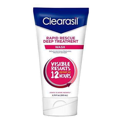 Clearasil Ultra Rapid Action Daily Face Wash Acne Treatment 6.78 Ounce - Elvoros