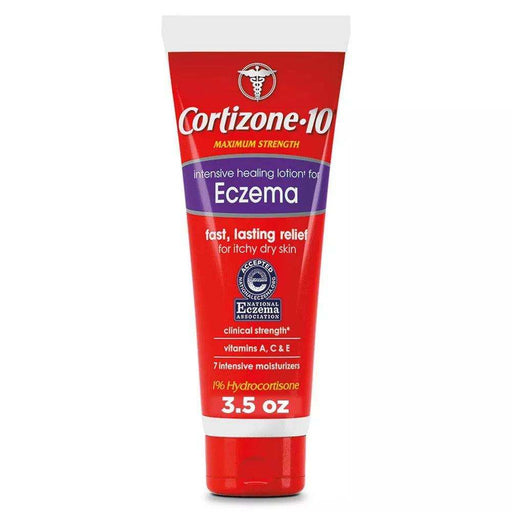 Cortizone 10 Intensive Healing Lotion, Eczema and Itchy, Dry Skin - 3.5 oz. - Elvoros