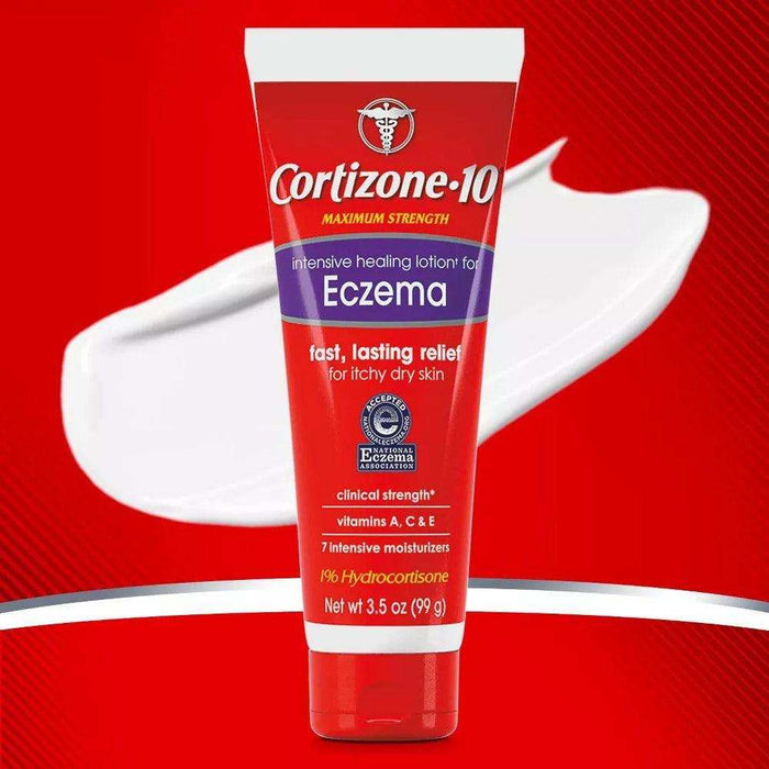 Cortizone 10 Intensive Healing Lotion, Eczema and Itchy, Dry Skin - 3.5 oz. - Elvoros