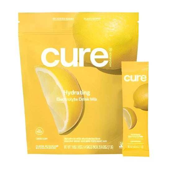 Cure Hydrating Electrolyte Drink Mix - Lemonade - Elvoros