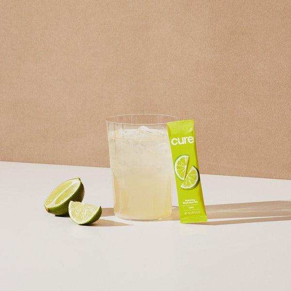 Cure Hydrating Electrolyte Drink Mix - Lime - Elvoros
