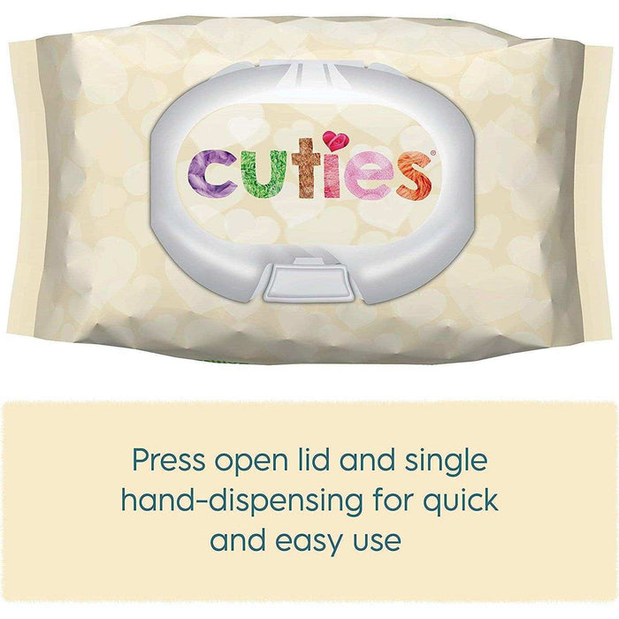 Cuties Baby Wipes Unscented & Hypoallergenic - Elvoros