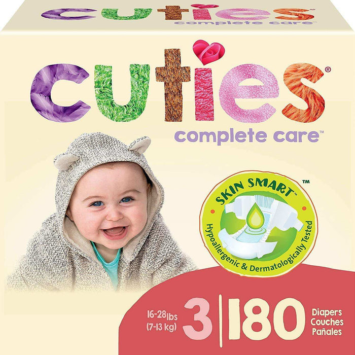 Cuties Complete Care Baby Diapers – Size 3 - Elvoros
