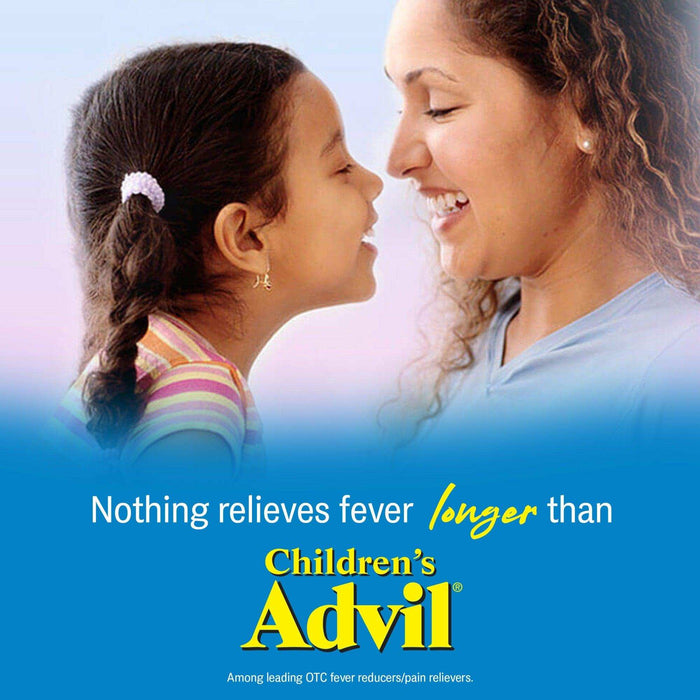Advil Children's Suspension Fever Reducer Blue Raspberry - 4 fl oz - Elvoros