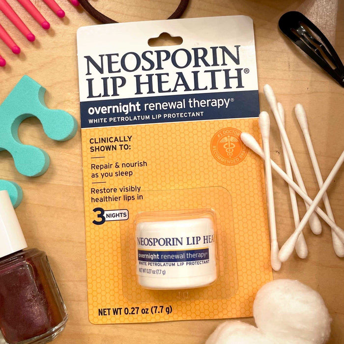 Neosporin Lip Health Overnight Renewal Therapy - 0.27 Oz - Elvoros