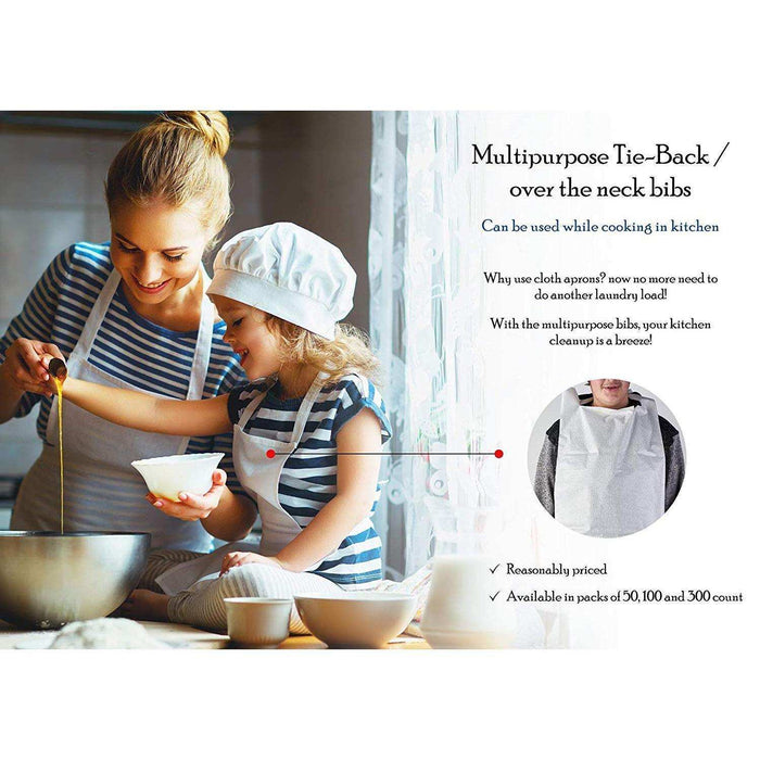 ProHeal Disposable Adult Bibs - Over Head - Elvoros