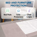 Disposable Bed Pads 36x70", 31x31" Pad and Tuckable Sides - Elvoros