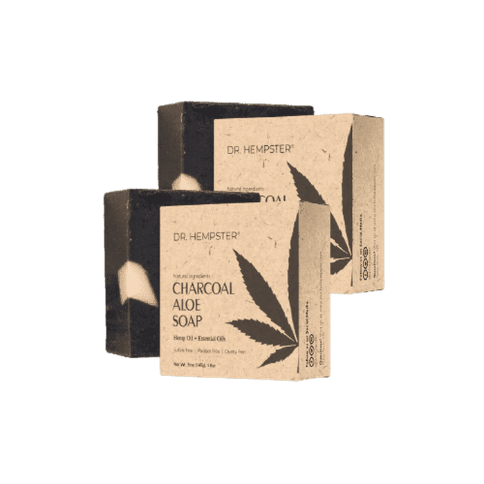 Dr. Hempster Acne Deep Clean Hemp & Charcoal Aloe Bar Soap - Elvoros