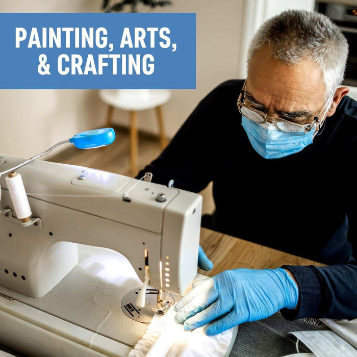 DRE Health Blue Nitrile Gloves - Powder Free - Elvoros