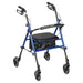 Drive Medical Adjustable Height Rollator Rolling Walker with 6" Wheels - Elvoros
