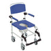 Drive Medical Aluminum Shower Commode Transport Chair - Elvoros