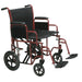 Drive Medical Bariatric Heavy Duty Transport Wheelchair with Swing Away Footrest - Elvoros