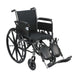 Drive Medical Cruiser III Light Weight Wheelchair with Flip Back Removable Arms - Elvoros