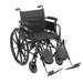Drive Medical Cruiser X4 Lightweight Dual Axle Wheelchair with Adjustable Detachable Arms - Elvoros
