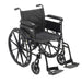 Drive Medical Cruiser X4 Lightweight Dual Axle Wheelchair with Adjustable Detachable Arms - Elvoros