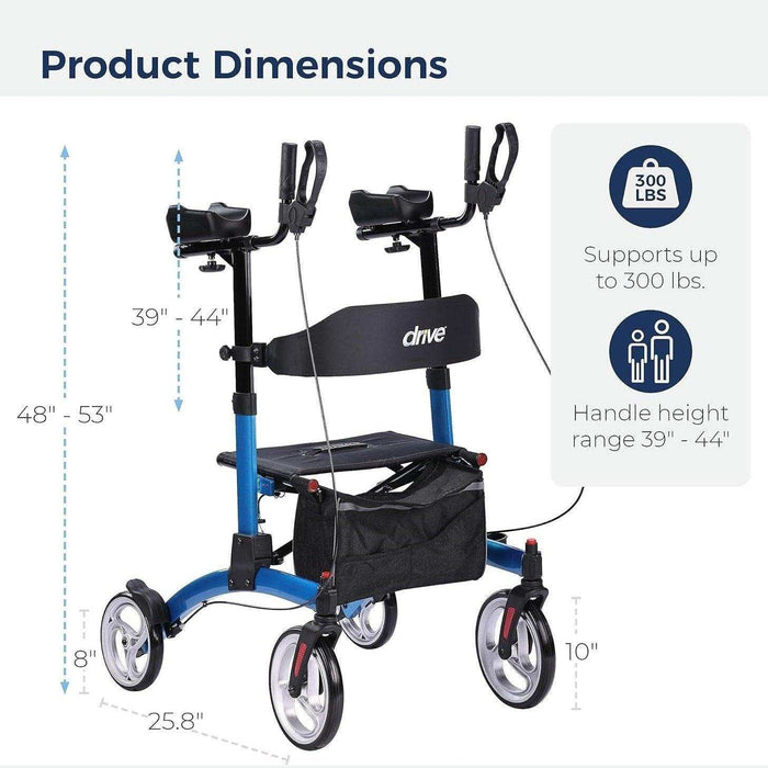 Drive Medical Elevate Upright Walker - Elvoros