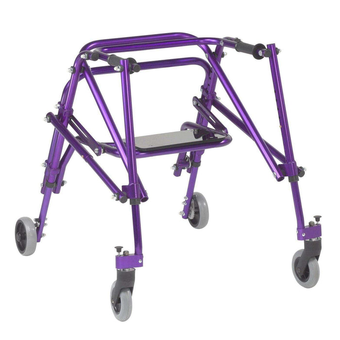 Drive Medical Nimbo 2G Lightweight Posterior Walker with Seat - Elvoros