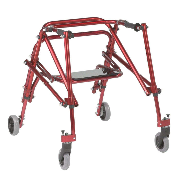 Drive Medical Nimbo 2G Lightweight Posterior Walker with Seat - Elvoros