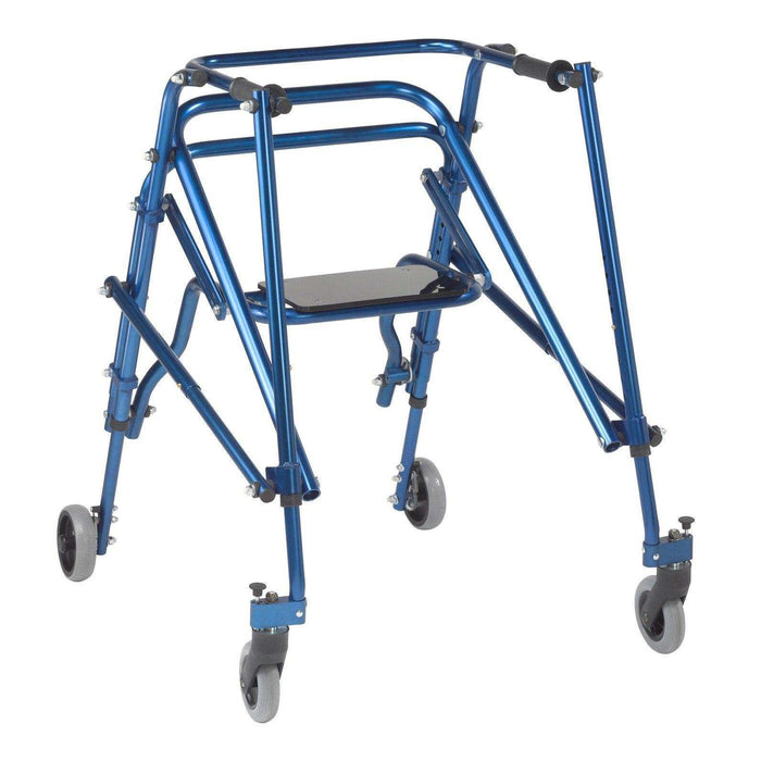 Drive Medical Nimbo 2G Lightweight Posterior Walker with Seat - Elvoros