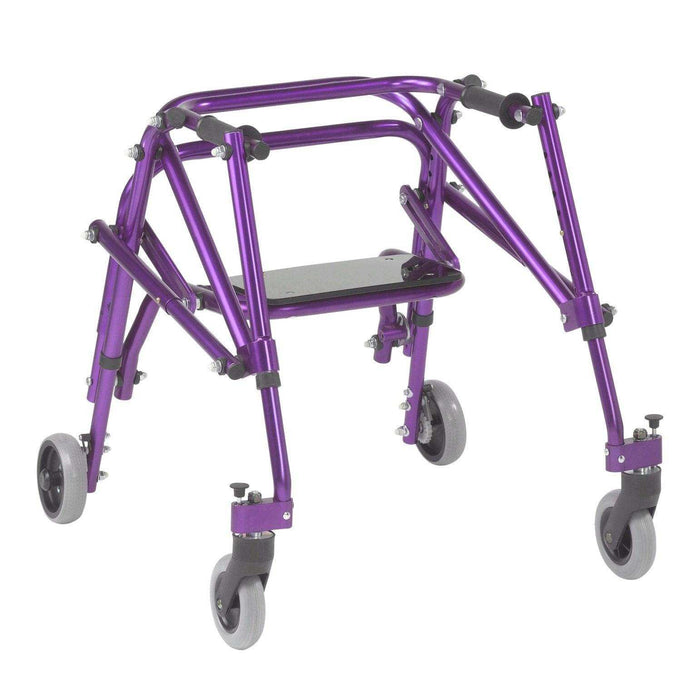 Drive Medical Nimbo 2G Lightweight Posterior Walker with Seat - Elvoros