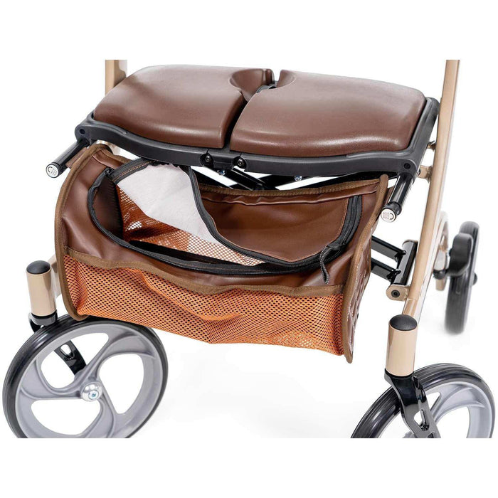 Drive Medical Nitro DLX Euro Style Rollator Rolling Walker - Elvoros