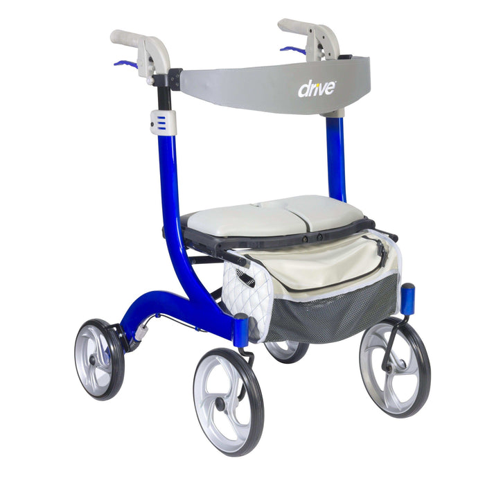 Drive Medical Nitro DLX Euro Style Rollator Rolling Walker - Elvoros