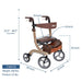 Drive Medical Nitro DLX Euro Style Rollator Rolling Walker - Elvoros