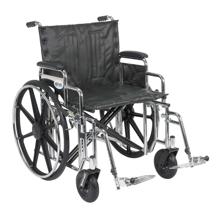 Drive Medical Sentra Extra Heavy Duty Wheelchair - Elvoros
