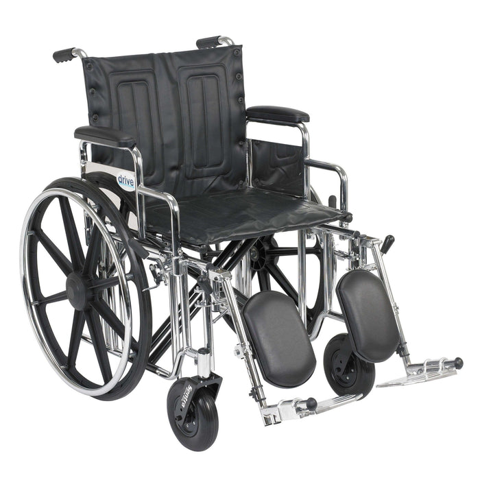 Drive Medical Sentra Extra Heavy Duty Wheelchair - Elvoros