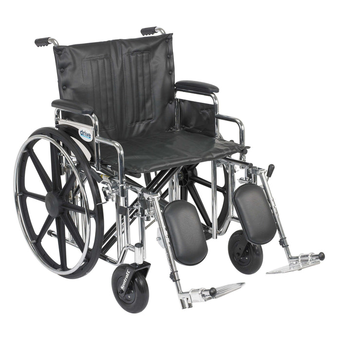 Drive Medical Sentra Extra Heavy Duty Wheelchair - Elvoros