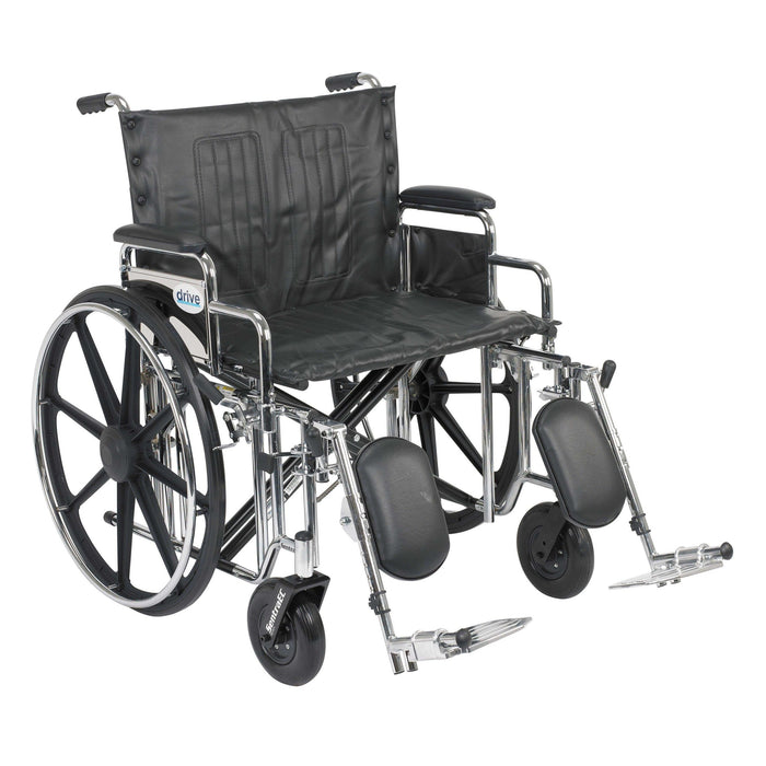 Drive Medical Sentra Extra Heavy Duty Wheelchair - Elvoros